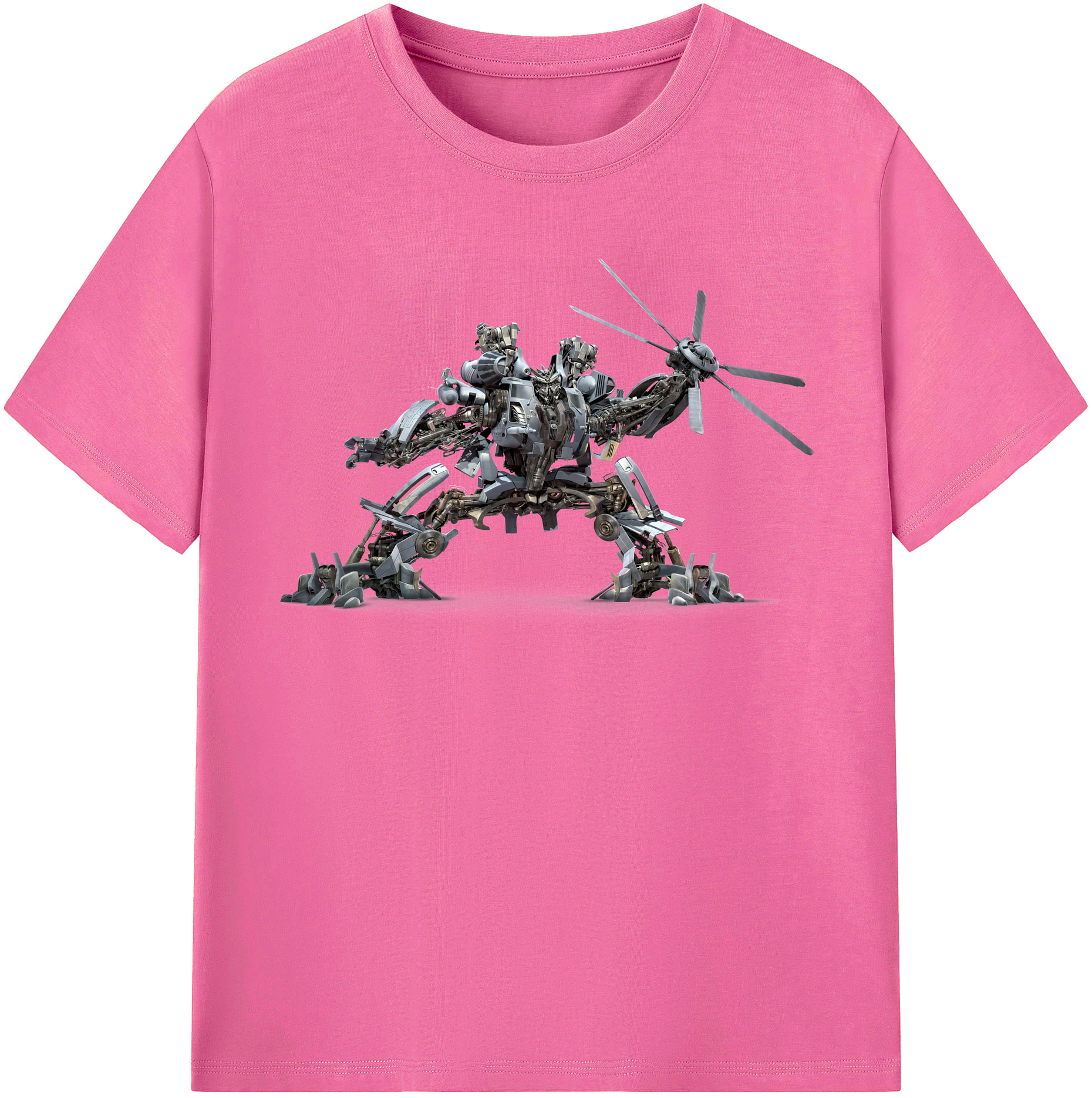 （画像用） Transformers トランスフォーマー レディースカジュアルプリントTシャツ（綿100％）